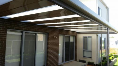 v-dek sheets with skylights