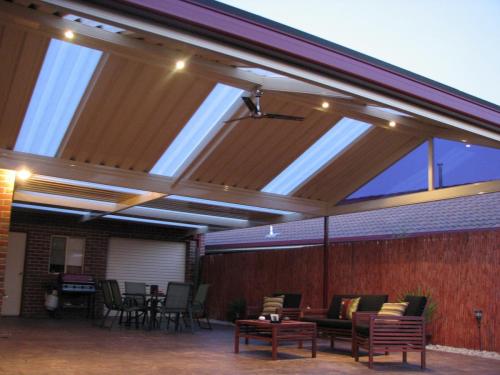 Gable & Flat roofed Carport & Patio with Classic Cream COLORBOND roof sheets Point Cook