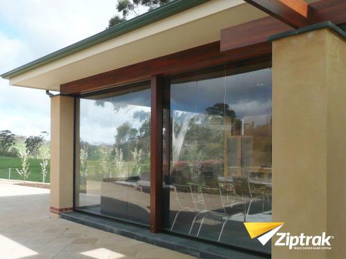 Pvc blinds on  alfresco