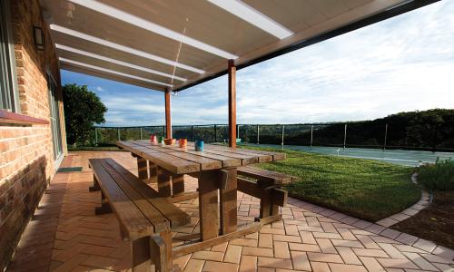V-dek flat roof 